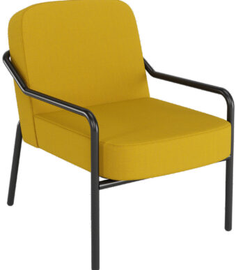 PAPERFLOW Ronde buitenstoel MEDSO M, geel