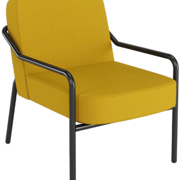 PAPERFLOW Ronde buitenstoel MEDSO M, geel