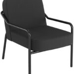 PAPERFLOW Ronde outdoor bezoekersstoel MEDSO M, antraciet