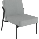 PAPERFLOW Bezoekersstoel MEDSO KLASSIK S, stof, grijs