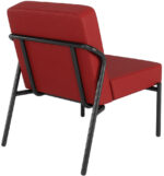 PAPERFLOW Bezoekersstoel MEDSO KLASSIK S, kunstleder, rood