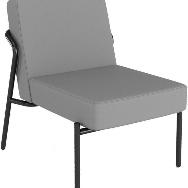 PAPERFLOW Buiten-bezoekersstoel MEDSO KLASSIK S, antraciet