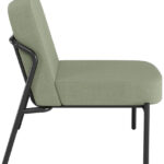 PAPERFLOW Bezoekersstoel MEDSO ROND S, stof, groen