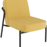 PAPERFLOW Bezoekersstoel MEDSO ROND S, stof, geel