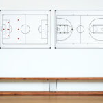 Bi-Office whiteboard voetbalveld, 600 x 450 mm