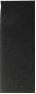 Sigel menukaart, half A4, zwart