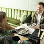 Sigel Drankkaart met zeefdruk, 1/2 A4, donkergrijs