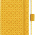 Sigel Agenda Jolie Flair 2026, kunstleer, A6, geel