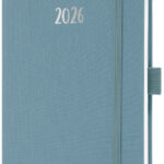Sigel A5 Agenda Jolie Feel 2026, Textiel, Blauw