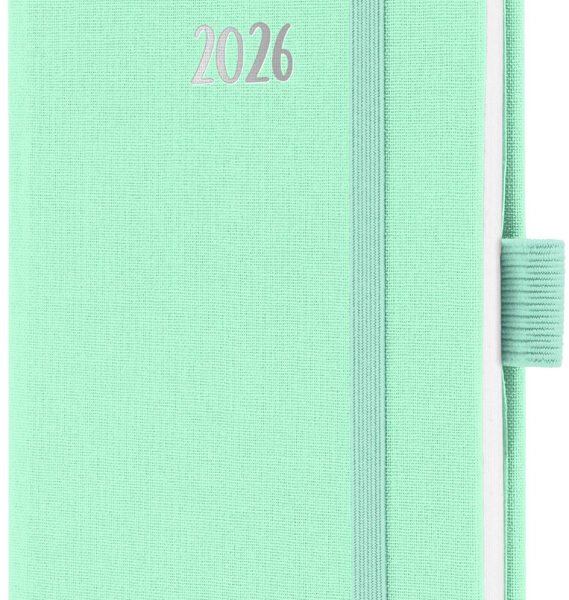 Sigel Zakagenda Jolie Feel 2026, textiel, A6, mint