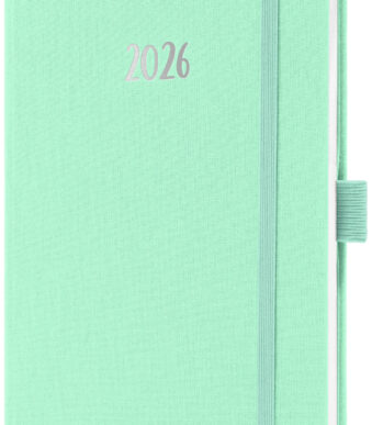 Sigel A5 Agenda Jolie Feel 2026, Textiel, Mint
