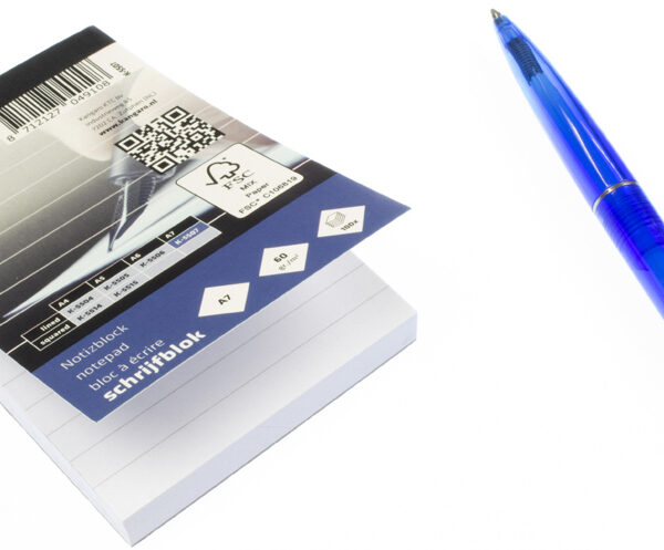 Kangaro Notitieblok A7, gelinieerd, 100 vel