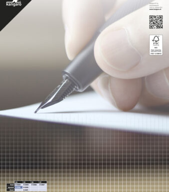 Kangaro Notitieblok A4, geruit, 100 vel