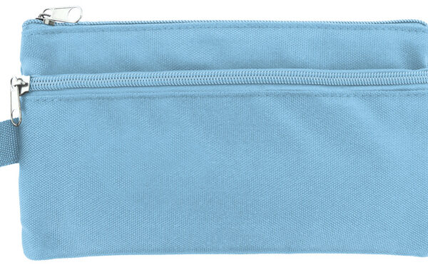 Kangaro Pennenetui hoekig pastelblauw