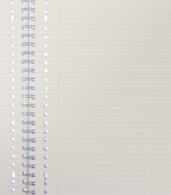 Kangaro A4 collegeblok 4-in-1, 100 vel, gelinieerd, rood