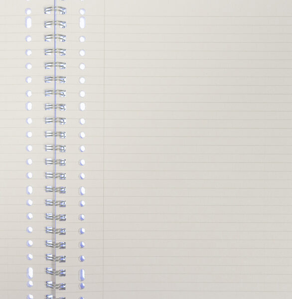 Kangaro A4 collegeblok 4-in-1, 100 vel, gelinieerd, rood