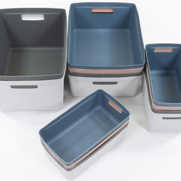 Kangaro opbergbox, PP, 5 liter, grijs