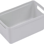 Kangaro opbergbox, PP, 8 liter, grijs