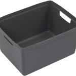 Kangaro opbergbox, PP, 28 liter, antraciet