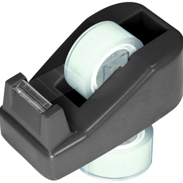 Kangaro Tafelplakbandhouder met 2 rollen plakband, diverse kleuren