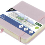 Kangaro schetsboek, 80 vel, 120 x 120 mm, paars