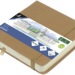 Kangaro schetsboek, 80 vel, 120 x 120 mm, taupe