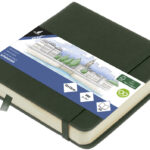 Kangaro schetsboek, 80 vel, 120 x 120 mm, bosgroen