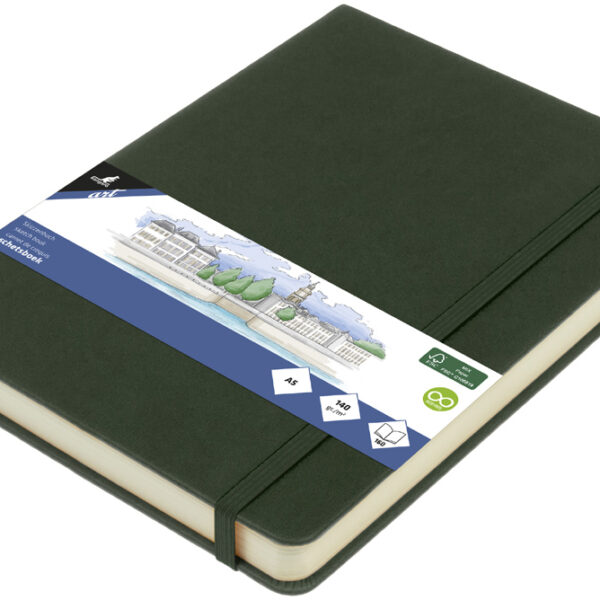 Kangaro schetsboek, 80 vellen, A5, bosgroen