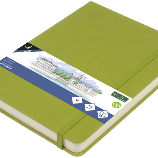 Kangaro schetsboek, 80 vel, A5, limoengroen