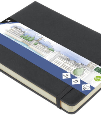 Kangaro schetsboek, 80 vel, A5 liggend, koudgrijs