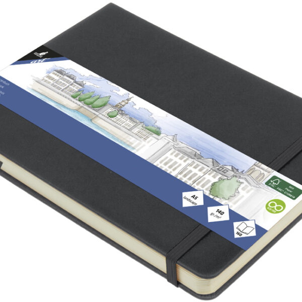 Kangaro schetsboek, 80 vel, A5 liggend, koudgrijs