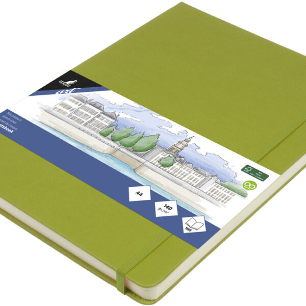 Kangaro Schetsboek, 80 vel, A4, limoengroen