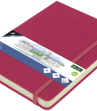 Kangaro schetsboek, 80 vellen, A5, robijnrood