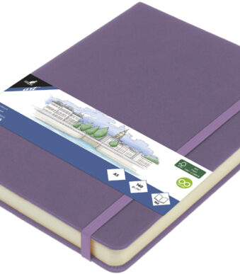 Kangaro schetsboek, 80 vel, A5, heidepaars