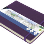 Kangaro schetsboek, 80 vel, A5 liggend, paars