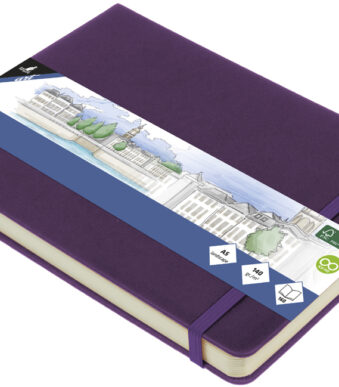 Kangaro schetsboek, 80 vel, A5 liggend, paars