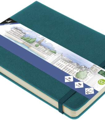 Kangaro schetsboek, 80 vellen, A5 liggend, donkerturquoise