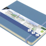 Kangaro schetsboek, 80 vellen, A5 liggend formaat, hemelsblauw