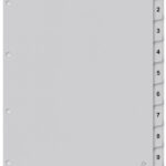 Kangaro Kartonnen tabbladen ECO, cijfers 1-10, A4, 10-delig