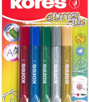 Kores Glitterlijm 'Glitter Glue', in diverse kleuren