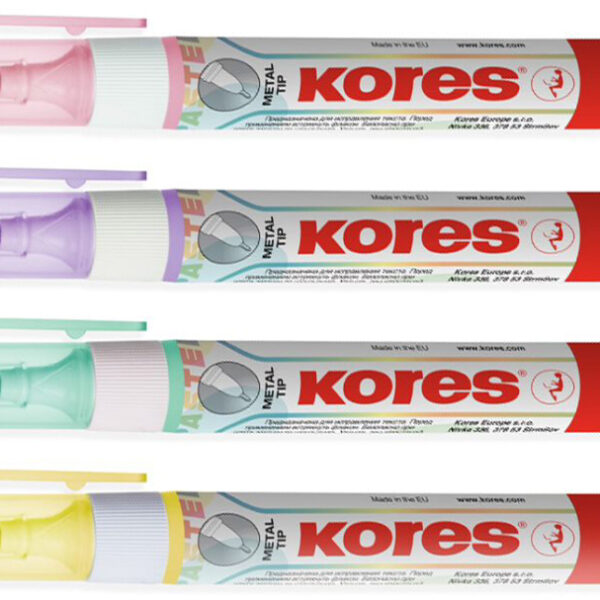 Kores correctiestift 'Metal Tip Pastel', inhoud: 10 g