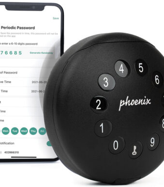 Phoenix sleutelkast PALM KC0211E, zwart