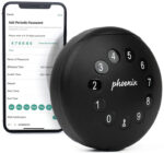 Phoenix sleutelkluis PALM KS0212EC met staalkabel, zwart