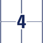 AVERY Zweckform Weerbestendige verzendetiketten, 99,1 x 139 mm