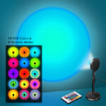 LogiLink Zonsondergang projectielamp met afstandsbediening, zwart