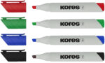 Kores whiteboard markers ECO XW2, set van 4 stuks