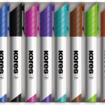 Kores whiteboard markers K MARKER XW1, ronde punt, etui van 10 stuks