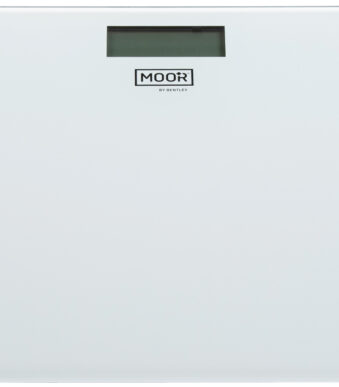 MOOR Digitale Personenweegschaal FAJAH met LCD-display, wit