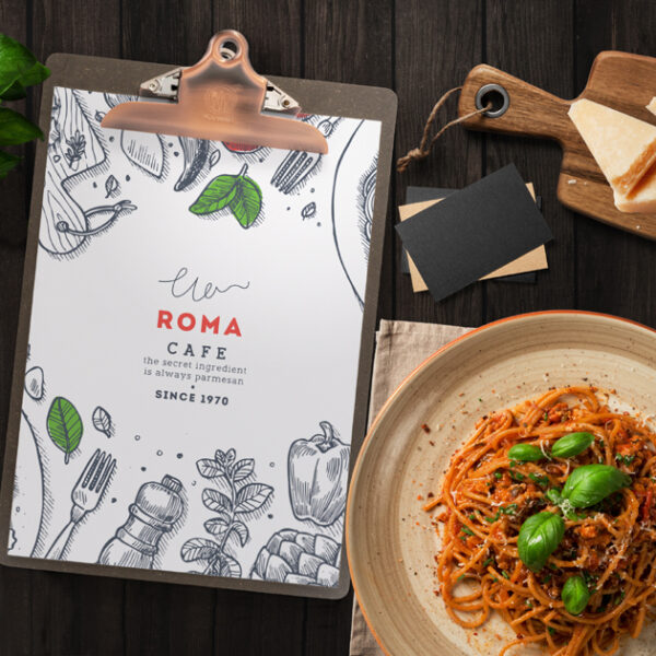 Securit Menukaart Klembord A4