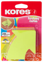 Kores Memoblok kubus pijl, 70 x 70 mm, blanco